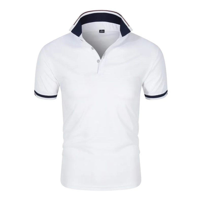 2023 Summer New Men's Casual Short-sleeved Polo Shirt Fashion Lapel T-shirt Breathable Men's Shirt Fashion Street Clothing - Image 7