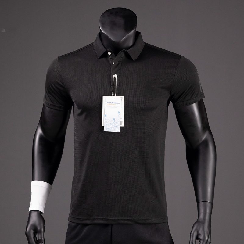 Men's Golf Shirt Luxury Sports Casual Polo Shirt Functional Quick-drying Breathable Lapel Short-sleeved T-shirt for Man Summer - Image 7