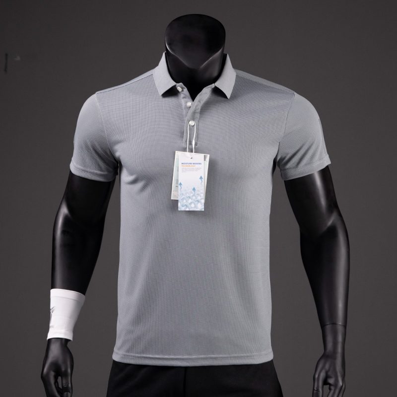 Men's Golf Shirt Luxury Sports Casual Polo Shirt Functional Quick-drying Breathable Lapel Short-sleeved T-shirt for Man Summer - Image 9