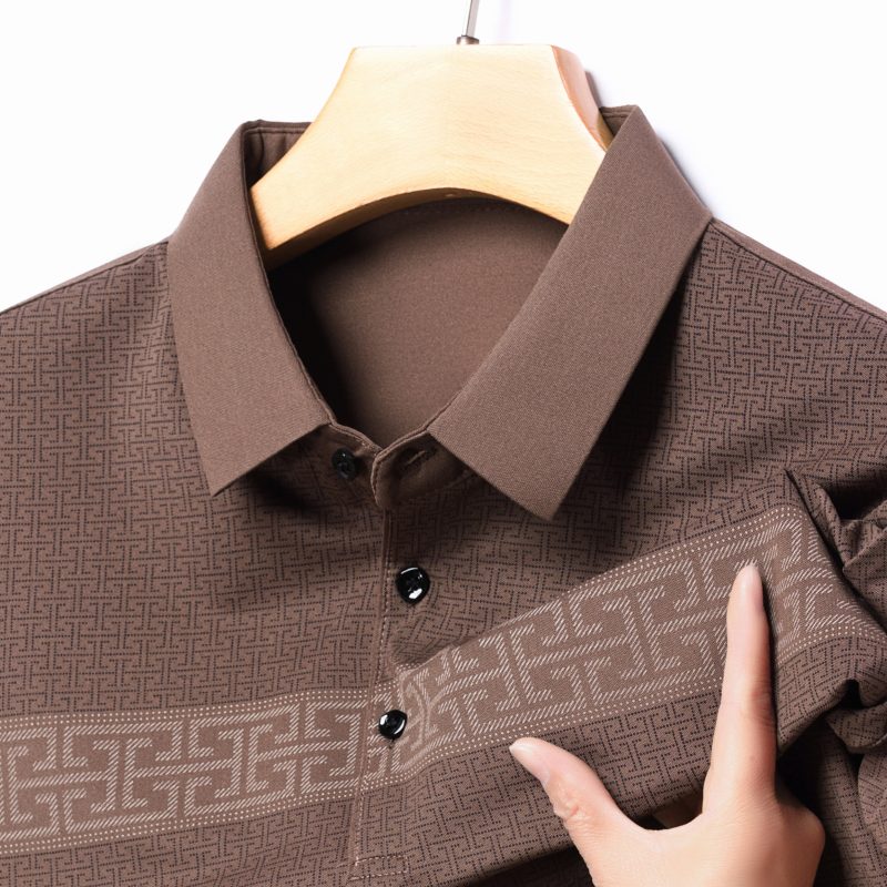 Luxury Brand Summer Men's New Embroidered Short sleeved Cotton Business Casual Polo Shirt Comfortable Breathable Lapel T-Shirt - Image 9