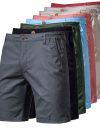 Summer Cotton Solid Color Shorts Men High Quality Casual Business Social Elastic Waist Men Shorts Hombre Half Pants Beach Shorts