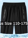 Men Casual Shorts Sweatpants 110-175kg Plus Size 1XL-7XL Pack of 1/2/3 Loose Elastic Waist Sport Pants Running Fitness Gym Pants