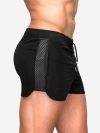 Summer New Fashion Men Shorts Mesh Breathable Quick Dry Solid Color Male Short Pants Comfortable Simple Daily Casual Shorts Men