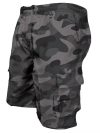 Men's Tactical Shorts Summer Casual Jogging Cargo Shorts Loose Multi-pockets Elastic Waist Work Hiking Overalls Short Pants