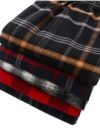 Autumn Winter Top Quality Men 100% Cotton Sleep Bottoms Male Thicken Home Trousers Men Casual Plaid Lounge Wear Pants S-XXL