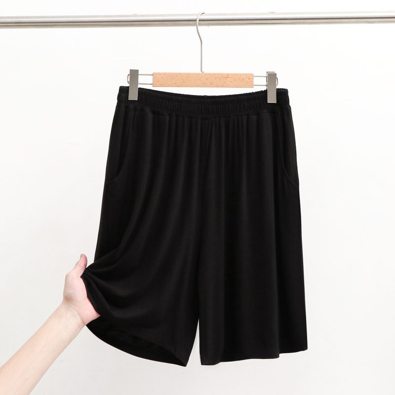 Men's Sleepwear Shorts Loose Cotton Oversized Draped Deep Pocket Pajamas Thin Elastic Short Pijama Pants for Men Lounge Wear - Image 8
