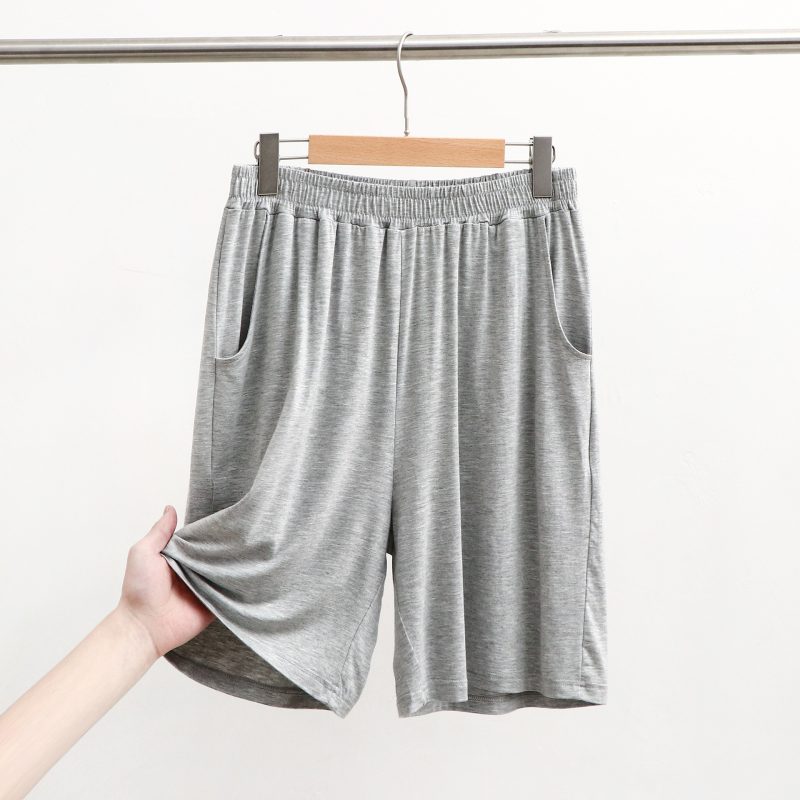 Men's Sleepwear Shorts Loose Cotton Oversized Draped Deep Pocket Pajamas Thin Elastic Short Pijama Pants for Men Lounge Wear - Image 9