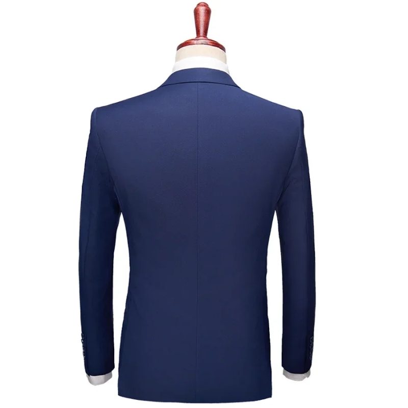 Wedding Suits For Men Elegant Blazers Outfit Set 3 Pieces Jackets Vest Pants Full 2024 Luxury Fashion Classic Business Formal - Image 5
