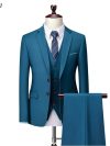 Wedding Suits For Men 3 Pieces 2 Set Elegant Luxury Blazers Outfit Fashion Classic Full Jackets Vest Pants 2024 Formal Costume
