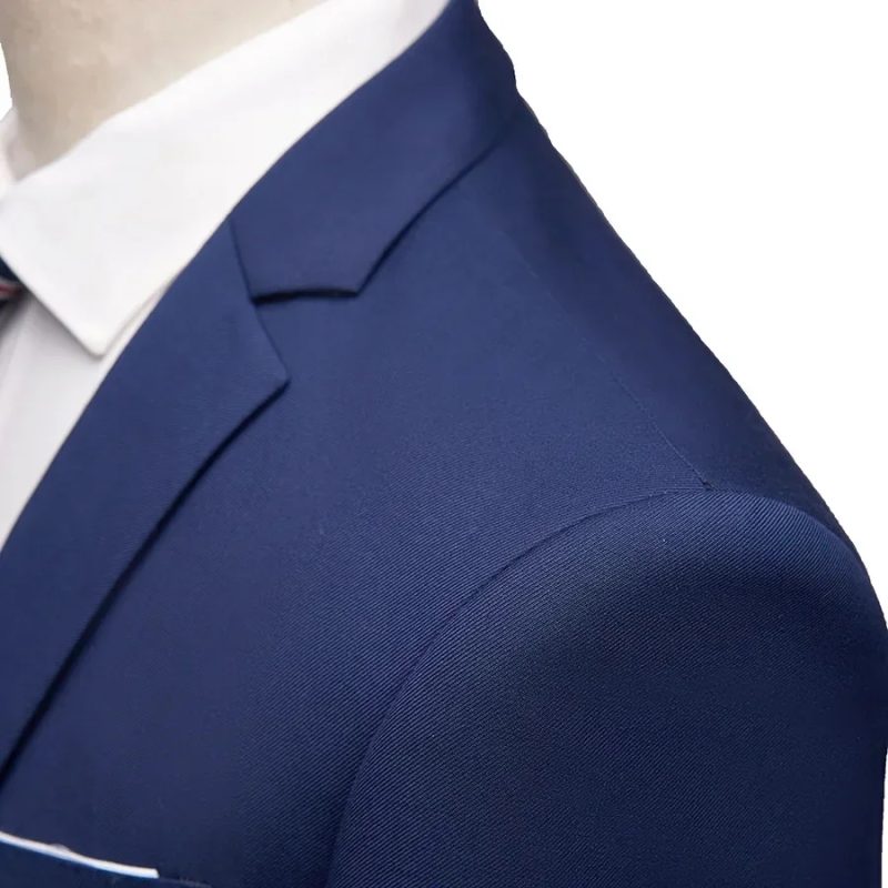 Wedding Suits For Men 3 Pieces 2 Set Elegant Luxury Blazers Outfit Fashion Classic Full Jackets Vest Pants 2024 Formal Costume - Image 5
