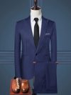 Korean-style Western-style Suits Men's Business Casual Professional Tuxedo Two-piece Set Clothing Trade Across Borders
